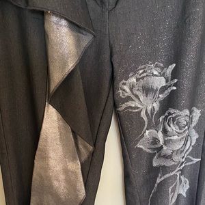 Save the Queen pants with unique detail  size S. Like new condition